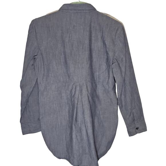 The North Face Womens Stevie Woven Front Button Up Long Sleeve Shirt Medium Long - Picture 9 of 9